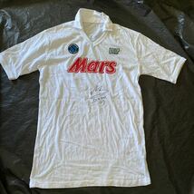 ディエゴ マラドーナ ナポリ　セリエ A 1988 選手支給　直筆サイン入り　アウェイ　ユニフォーム Maradona Match Issued Signed Shirt _画像3