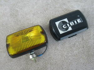  Cibie CIBIE angle foglamp 35 foglamp 1 piece black yellow foglamp secondhand goods that time thing 35 H2 valve(bulb) old car CBX400F CBR400F GS400 GT380 Z400FX