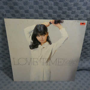 VA195●1008/水越けいこ「LOVE TIME」LP(アナログ盤)