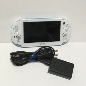中古 PlayStation Vita 本体 Wi-Fiモデル ライトブルー/ホワイト PCH-2000 PS Vita