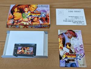 ゲームボーイアドバンス ソフト GBA ザキングオブファイターズEX ネオブラッド 動作確認済 美品 KOF