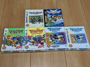 ゲームボーイカラー GBC ドラゴンクエスト123 モンスターズ テリー ルカ イル セット ドラクエ ハガキ完備 比較的美品