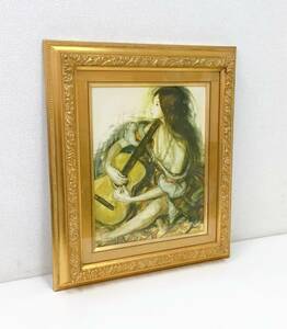 Art hand Auction Framed [DEBORAH DREAMING Sheldon Schoneberg] F6/Italy/Sheldon Clyde Schoneberg/Signed/K4626, Artwork, Painting, Portraits