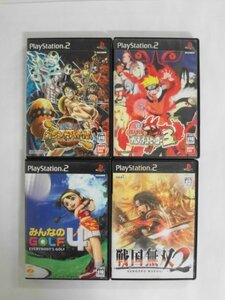 PS2 21-479 Sony sony PlayStation 2 PS2 PlayStation 2 One-piece Naruto all. Golf Samurai Warriors 2 set game use impression equipped 