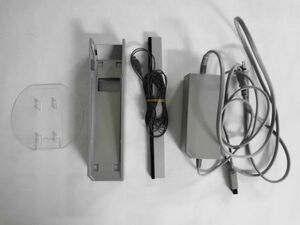 Wii21-333 任天堂 ニンテンドー Wii 本体専用スタンド 補助プレート センサーバー ACアダプター セット レトロ ゲーム 簡易梱包発送