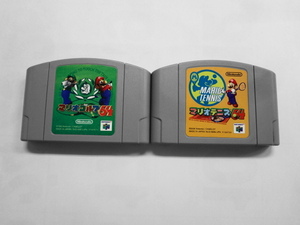 N64 21-109 任天堂 ニンテンドー64 N64 マリオ ゴルフ テニス 64 セット スポーツ シリーズ レトロ ゲーム ソフト 使用感あり 22003Y