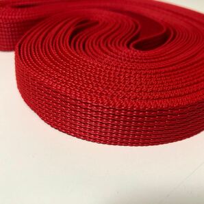 PPテープ　PPバンド　赤　幅1.7cm×10m