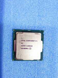 [ used operation goods ] tube D53 INTEL CONFIDENTIAL ES goods CPU i3-9100