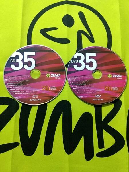 即決　ZUMBA　ズンバ　ZIN35　DVD　＆　CD　インストラクター専用
