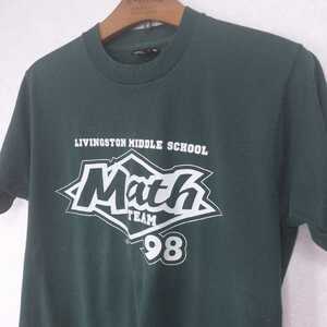 USA製 スクールTシャツ モスグリーン 98年 M