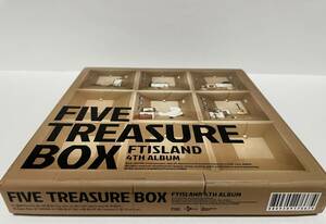 ▼ 即決 ▼ 【CD：K-POP】 FTISLAND 「FIVE TREASURE BOX」 !! エフティー・アイランド 4THアルバム 輸入盤 フォトカード・生写真付き