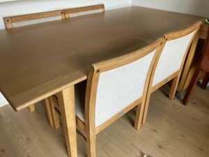  интерьер центральный MORISHIGE обеденный комплект 4 покупатель комплект стол W180×D90×H88. стул W 49×D48×75.