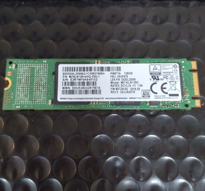 ★送料無料★SSD128GB M.2 sata 2280/SAMSUNG/102/動作確認済み/0716