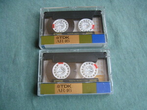 TDK カセットテープ AR 46 2本 開封済み 未使用品