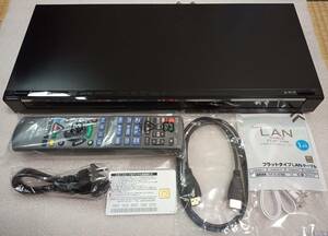 6TBに交換 Panasonic DIGA DMR-BWT560 完動品 新品の付属品HDMI/電源ケーブル/LANケーブル/リモコン付き 