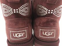 UGG アグ ムートンブーツ US5 22cm レディース クリスタル ボウ　ショートブーツ_画像5