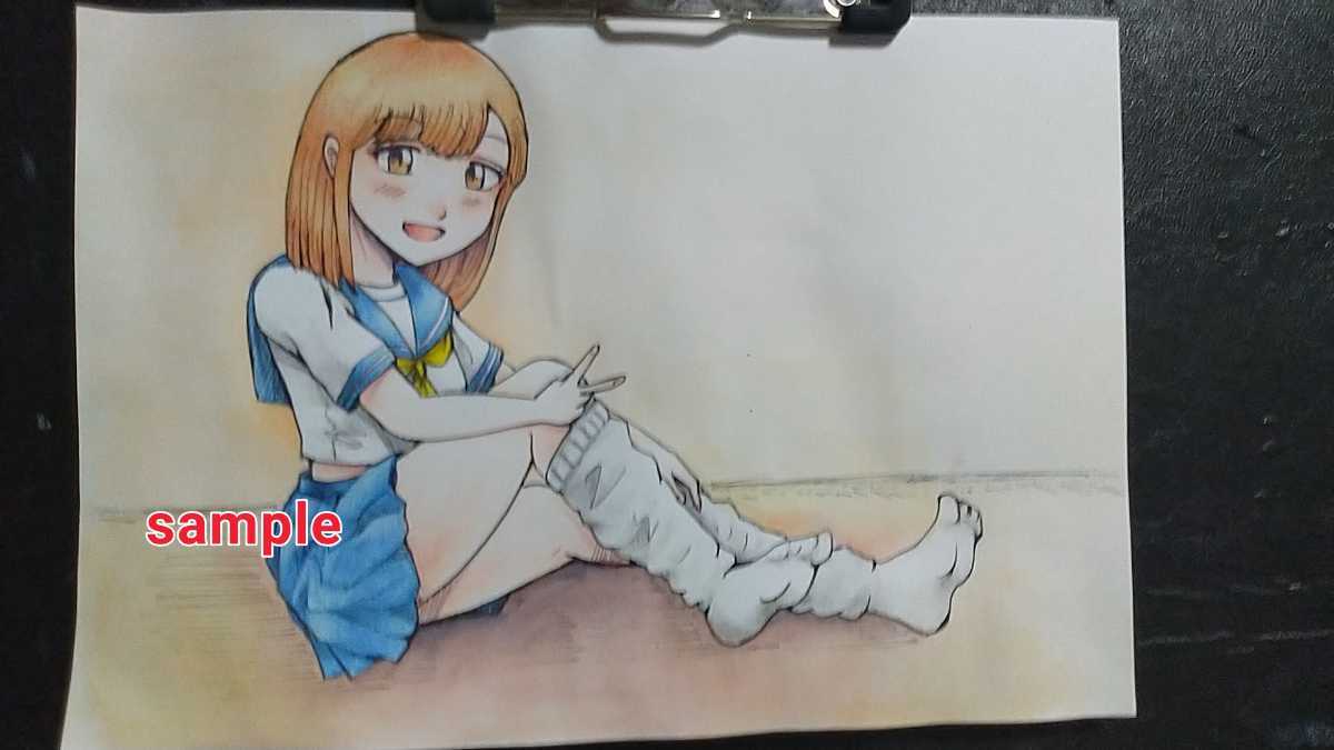 Hand drawn illustration of Russo girl, Comics, Anime Goods, Hand-drawn illustration