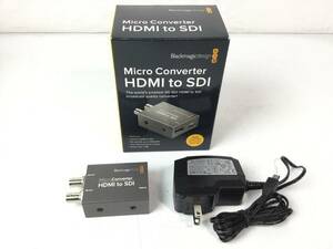 Blackmagic design HDMI to SDI マイクロコンバーター ACアダプター/元箱付き●現状品【TB】