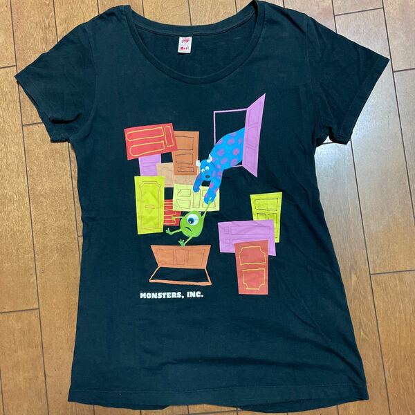 Monsters.inc tｼｬﾂ 黒　