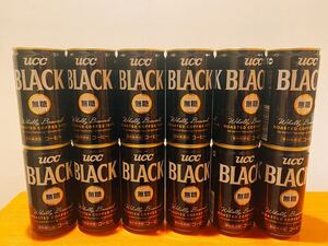 UCC BLACK 無糖コーヒー 12缶