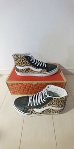 VANSバンズ (ヒョウ柄スケートハイ )メンズ