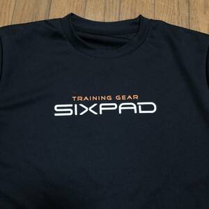 ◆ SIXPAD TRAINING GEAR 　ストレッチTシャツ　ブラック　ジャージ　フィットネス　ジム　スポーツ　Gym　トレーニング　ウエアー 