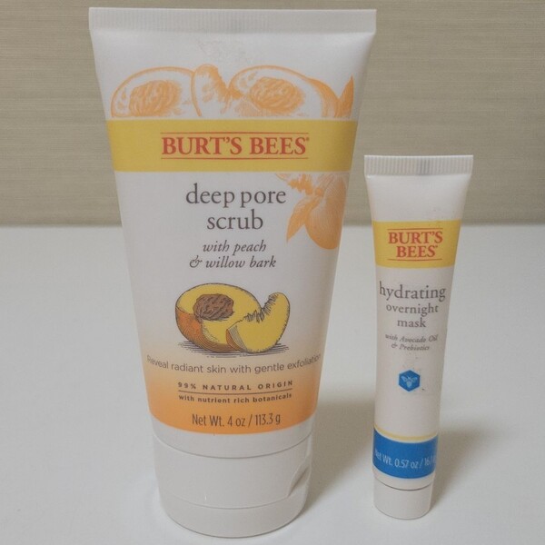 BURT'S BEETS ディープポアスクラブ&オーバーナイトマスク