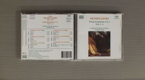 ★輸CD NICHOLAS WARD/MENDELSSOHN-STRING SYM.S NOS 1-6★