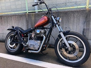 XS650用ダブルKマフラー ステンレス製ポリッシュ済み 日本製です