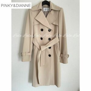  unused PINKY&DIANNE Pinky & Diane trench coat coat outer long trench coat beige 36