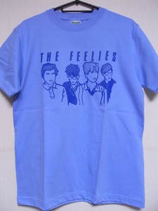 即決★新品バンドＴシャツ★フィーリーズ★THE FEELIES★ライトブルーボディ×ブループリント★S/M/L/XLサイズ