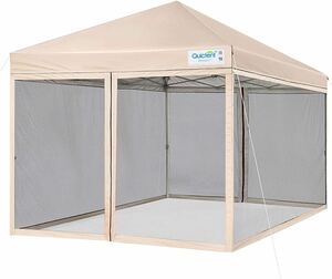 【M331-179-135】タープテント サイドシートセット 蚊帳テント　3m