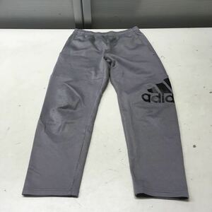 送料無料★adidas アディダス★裏起毛パンツ　ジャージ ★ジュニア　子供　150 キッズ★グレー#40616sNj57