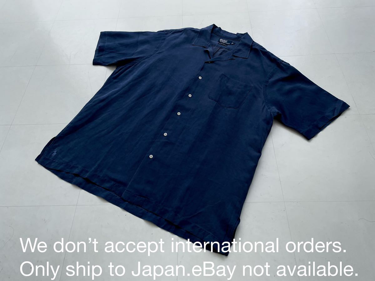 ヤフオク! -ラルフローレン リネンシャツ ネイビーの中古品・新品・未 ...