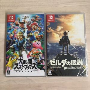 Switch スマブラ ゼルダの伝説ブレスオブザワイルド 新品