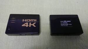 動作確認済★ミヨシ HDMI 切替器 HDS-4K03 3入力×1出力★USB電源ケーブル・取扱説明書付