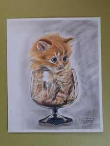 Art hand Auction Colored pencil drawing so cramped!, artwork, painting, pencil drawing, charcoal drawing