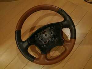 * Peugeot 406 coupe D9 last latter term leather steering gear steering wheel combination tea color rare used 