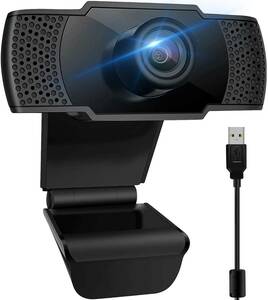 Webカメラ マイク内蔵 ウェブカメラ 1080P HD高画質 usb型