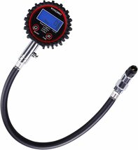 WINOMO エアゲージ タイヤゲージ デジタル 自動車 バイク用 タイヤ空気圧測定 最大測定値200Psi（1378kPa）_画像1