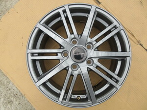 B6845 ブリヂストン BALMINUM 16×6.5J OFF54 5穴/114.3 アルミホール 中古 1本 ♪ BRIDGESTONE