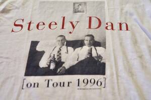 野村訓一着 1996 STEELY DAN tour ヴィンテージ Tシャツ ユーロ版 サイズXL アート　バンド 音楽　80s 90s