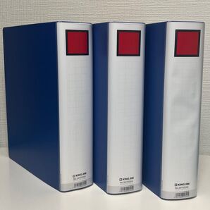 キングジム KING JIM 2穴ファイル A4 タテ 縦 5cm No.2475GXA 3冊セット