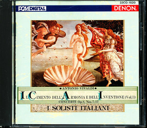 DENON初期盤 イタリア合奏団 - ヴィヴァルディ：「和声と創意への試み」より　PCM DIGITAL/税表記無し　4枚同梱可能　b4B000064EUC