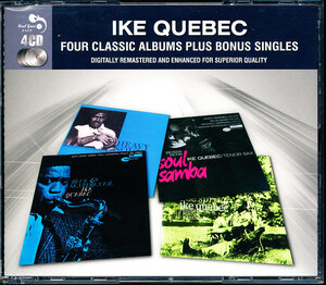 盤面良好 4CD アイク・ケベック/Ike Quebec - Four Classic Albums Plus Bonus Singles　a4B00WTNSMM4