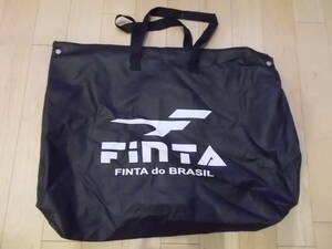  unused FINTA fins ta largish Novelty tote bag black approximately 54×65cm×18cm