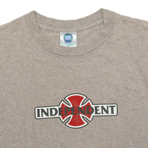 80s usa vintage アメリカ製 independent インディペンデント【BELTONボディ】 Tシャツ size.M オールドスケート _画像1