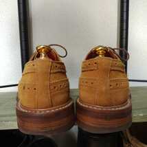 Tricker's トリッカーズ　ウイングチップ　フルブローグ スエード　UK8 fitting5 _画像3