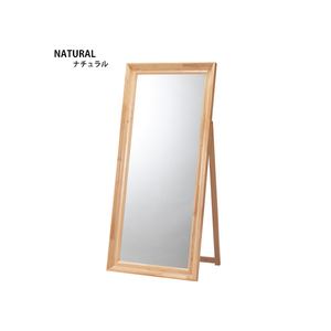  stand mirror mirror mirror stand large looking glass whole body whole body mirror wooden natural tree pine material .. prevention stopper attaching natural M5-MGKAM01573NA