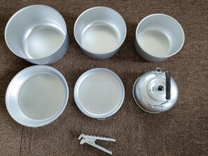 アルミクッカーセット ファミリーキャンプ